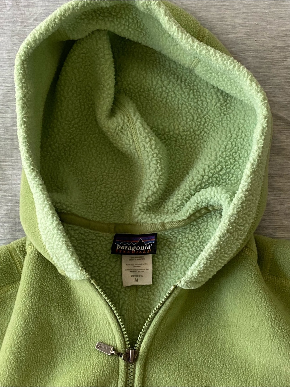 Vintage Patagonia Women’s Synchilla Arctic Fleece Jacket Size M Color Green - Picture 4 of 11